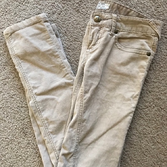 Free People Pants - Free People Skinny Low Rise Corduroy Pants